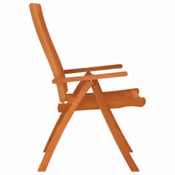 vidaXL 2/4/6/8x Solid Wood Eucalyptus Folding Garden Chairs Foldable Chair - 8 - Additional view 4