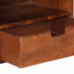 vidaXL Solid Acacia Wood TV Cabinet Monitor Riser Sideboard Lowboard TV Stand - 80 x 30 x 42 cm