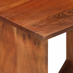 vidaXL Wall Shelf Wall Cube Storage Shelf Display Shelf Solid Acacia Wood - Additional view 4