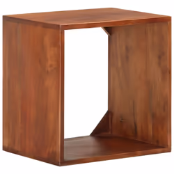 vidaXL Wall Shelf Wall Cube Storage Shelf Display Shelf Solid Acacia Wood - Additional view 7
