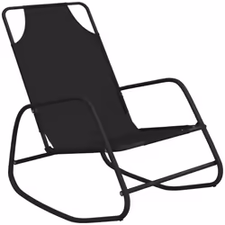 VidaXL 318124, Lounge, Padded seat, Steel, Black, 580 mm, 890 mm