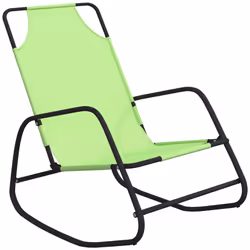 VidaXL 318127, Terrace, Padded seat, Steel, Green, 580 mm, 890 mm