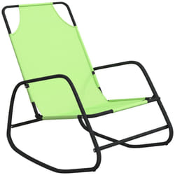 VidaXL 318127 outdoor chair Terrace Padded seat Steel Green