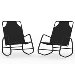 VidaXL 318140 outdoor chair Terrace Steel Black