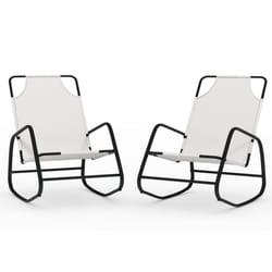 VidaXL 318142 outdoor chair Terrace Steel Cream