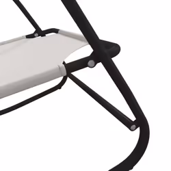 VidaXL 318142 outdoor chair Terrace Steel Cream - Additional view 4