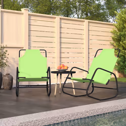 VidaXL 318143 outdoor chair Terrace Steel Green