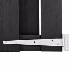 vidaXL Garden Gate WPC 100x180 cm Grey Bonanza Fence Driveway Entrance Gate - Additional view 4