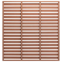 vidaXL Fence Panel Garden Border Barrier Outdoor Edging Fencing Enclosure WPC - brown