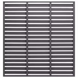 vidaXL Fence Panel Garden Border Barrier Outdoor Edging Fencing Enclosure WPC - grey