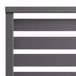 vidaXL Fence Panel Garden Border Barrier Outdoor Edging Fencing Enclosure WPC - grey