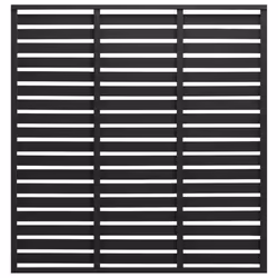 vidaXL Fence Panel Garden Border Barrier Outdoor Edging Fencing Enclosure WPC - black