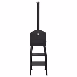 vidaXL Outdoor Pizza Oven Charcoal Fired with 2 Fireclay Stones Pizza Maker