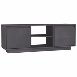 vidaXL Solid Pinewood TV Cabinet Living Room Plasma Cabinet Multi Colours - grey