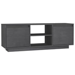 vidaXL Solid Pinewood TV Cabinet Living Room Plasma Cabinet Multi Colours - grey