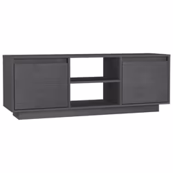 vidaXL Solid Pinewood TV Cabinet Living Room Plasma Cabinet Multi Colours - grey