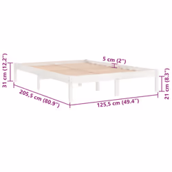 VidaXL 810013 bed frame - Additional view 8