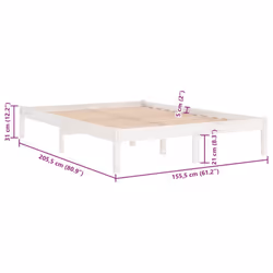 VidaXL 810023 bed frame - Additional view 8