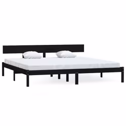 VidaXL 810166, Black, 185.5 cm, 2.06 m, 70 cm, 1800 x 2000 mm, 1 pc(s)