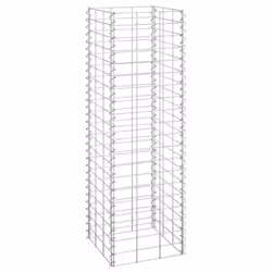 vidaXL 3x Gabion Raised Beds Iron Garden Patio Gabion Basket Planter Wall