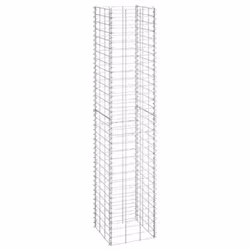 vidaXL 3x Gabion Raised Beds Iron Garden Patio Gabion Basket Planter Wall - Additional view 4