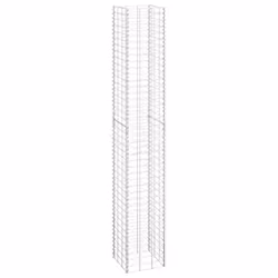 vidaXL 3x Gabion Raised Beds Iron Garden Patio Gabion Basket Planter Wall - Additional view 2