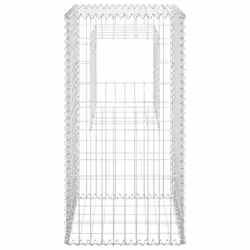 vidaXL Gabion Basket Post Iron Patio Outdoor Garden Planter Gabion Post Rails