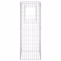 vidaXL Gabion Basket Post Iron Patio Outdoor Garden Planter Gabion Post Rails - Additional view 2
