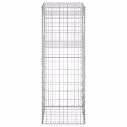 vidaXL 2x Gabion Basket Posts Iron Patio Outdoor Garden Planter Gabion Post - Additional view 4