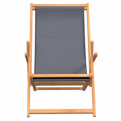 VidaXL 317698 outdoor chair Terrace Padded seat Polyester, Teak Grey