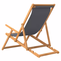 VidaXL 317698 outdoor chair Terrace Padded seat Polyester, Teak Grey - Additional view 5