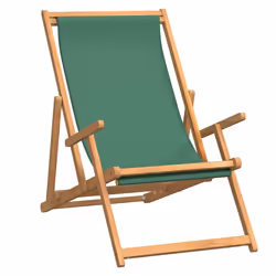 VidaXL 317699, Terrace, Padded seat, Polyester, Teak, Green, 600 mm, 1260 mm