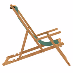 VidaXL 317699 outdoor chair Terrace Padded seat Polyester, Teak Green - Additional view 4