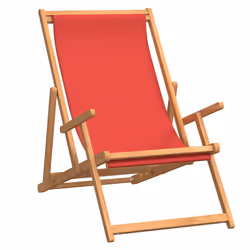 VidaXL 317700, Terrace, Padded seat, Polyester, Teak, Red, 600 mm, 1260 mm