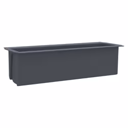 vidaXL 12x Flower Boxes for Euro Pallets Grey PP Raised Bed Patio Planter - Additional view 2