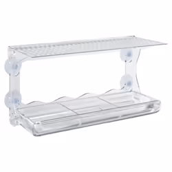vidaXL 2x Window Bird Feeders Acrylic Birdhouse Feeding Station Seed Feeder