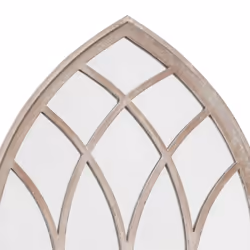 vidaXL Garden Mirror Iron for Outdoor Use Furniture Black/Sand 100x45/70x30 cm - sand, 100 x 45 cm - Additional view 4