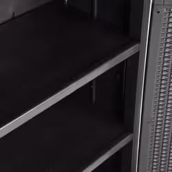 vidaXL Garden Storage Cabinet Black PP Rattan Outdoor Tool Locker Cabinet - Additional view 6