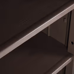 vidaXL Garden Storage Cabinet Brown PP Rattan Tool Organiser Shed Cabinet - Additional view 2