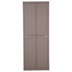 vidaXL Garden Storage Cabinet Brown PP Rattan Tool Organiser Shed Cabinet - Additional view 4