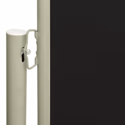 vidaXL Patio Retractable Side Awning Privacy Screen Garden Sunshade Screen - black, 140 x 300 cm