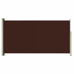 vidaXL Patio Retractable Side Awning Privacy Screen Garden Sunshade Screen - brown, 160 x 300 cm