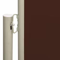 vidaXL Patio Retractable Side Awning Privacy Screen Garden Sunshade Screen - brown, 160 x 300 cm