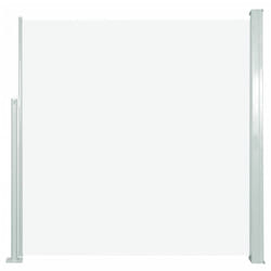 vidaXL Patio Retractable Side Awning 140x300 cm Cream Garden Privacy Screen