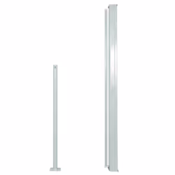 vidaXL Patio Retractable Side Awning 140x300 cm Cream Garden Privacy Screen
