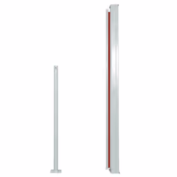vidaXL Patio Retractable Side Awning 140x300 cm Red Garden Privacy Screen