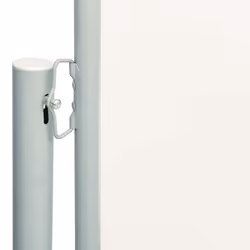 vidaXL Retractable Side Awning Garden Privacy Screen Balcony Outdoor Screen - cream, 117 x 600 cm - Additional view 2
