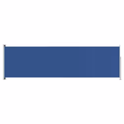vidaXL Retractable Side Awning Garden Privacy Screen Balcony Outdoor Screen - blue, 180 x 600 cm - Additional view 2