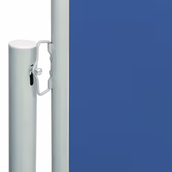 vidaXL Retractable Side Awning Garden Privacy Screen Balcony Outdoor Screen - blue, 180 x 600 cm - Additional view 3