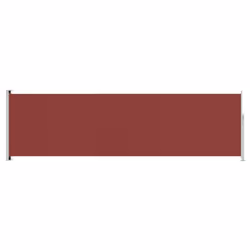 vidaXL Retractable Side Awning Garden Privacy Screen Balcony Outdoor Screen - red, 180 x 600 cm - Additional view 2